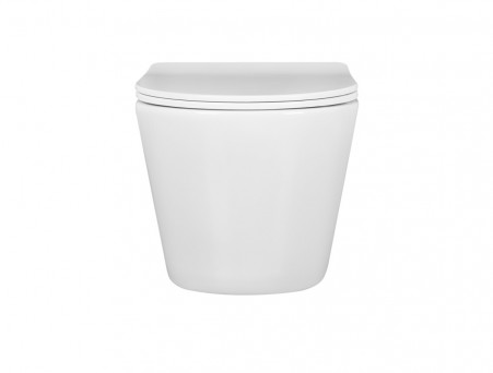 Унитаз-Компакт Подвесной «Aquatek» Вега Безободковый с Сиденьем, Белый, 490x360x320 (AQ1904-00)