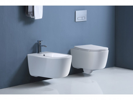 Биде Подвесное «Aquatek» Лугано, Белый, 510x350x320 (AQ1002-00)