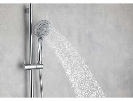 Душевой Комплект «Aquatek» Вега: Душевой Гарнитур и Смеситель для Ванны, Хром (AQ1033CR)