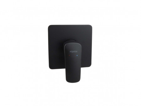 Душевой Комплект «Aquatek» Вега 3в1: Душевой Гарнитур, Смеситель для Душа и Шланговое Подключение, Черный Матовый (AQ1076MB)