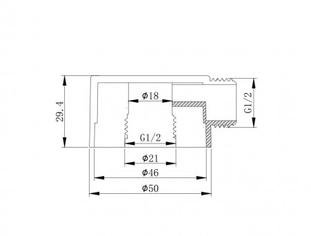 Душевой Комплект «Aquatek» Вега 4в1: Душевой Набор, Смеситель для Душа, Верхний Душ и Шланговое Подсоединение, Хром (AQ1073CR)