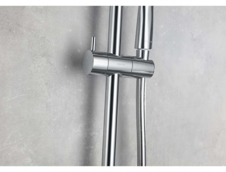 Душевой Комплект «Aquatek» Вега 3в1: Душевой Гарнитур, Смеситель для Душа и Шланговое Подключение, Хром (AQ1076CR)