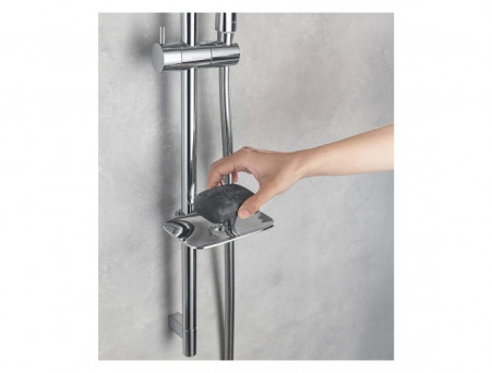 Душевой Комплект «Aquatek» Вега 3в1: Душевой Гарнитур, Смеситель для Душа и Шланговое Подключение, Хром (AQ1076CR)