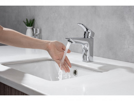 Комплект для Ванны и Душа «Aquatek» Вега 3в1: Душевой Гарнитур, Смеситель для Ванны и Смеситель для Раковины, Хром (AQ1030CR)