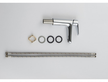 Комплект для Ванны и Душа «Aquatek» Бетта: Душевой Гарнитур, Смеситель для Ванны и Смеситель для Раковины, Хром (AQ1130CR)