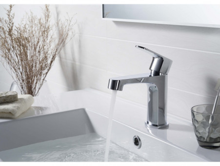 Комплект для Ванны и Душа «Aquatek» Оберон: Душевой Гарнитур, Смеситель для Ванны и Смеситель для Раковины, Хром (AQ1230CR)