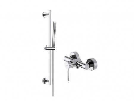 Душевой Комплект «Aquatek» Европа: Душевой Гарнитур и Смеситель для Душа, Хром (AQ1332CR)