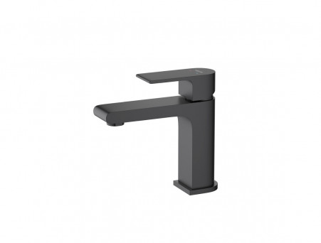 Душевой Комплект «Aquatek» Оберон 3в1: Душевой Гарнитур, Смеситель для Душа и Смеситель для Раковины, Черный Матовый (AQ1431MB)