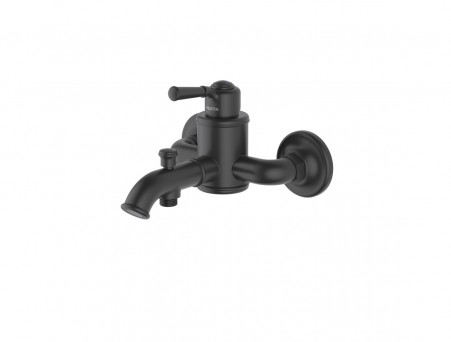 Комплект для Ванны и Душа «Aquatek» Классик: Душевой Гарнитур, Смеситель для Ванны и Смеситель для Раковины, Черный Матовый (AQ1530MB)