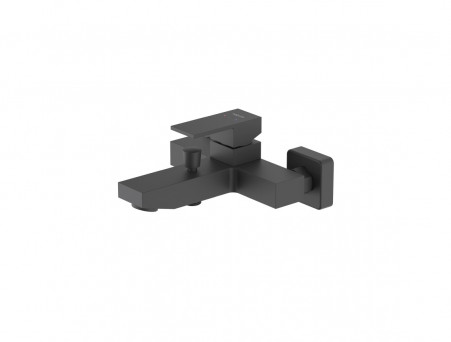 Комплект для Ванны и Душа «Aquatek» Либра: Душевой Гарнитур, Смеситель для Ванны и Смеситель для Раковины, Черный Матовый (AQ1630MB)