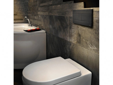 Инсталляция «Oli» Eco Mechanic, с Кнопкой Slim Чёрная Матовая (6018642)