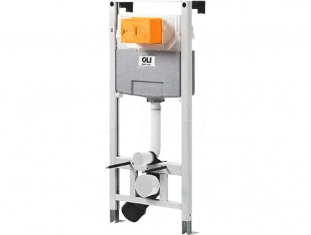 Инсталляция «Oli» Eco Mechanic, с Кнопкой Slim Чёрная Матовая (6018642)