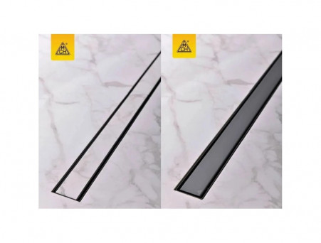 Душевой Лоток «MCH Chudej» Водоотводящий, 450мм, Чёрный Матовый (CH 450 KC)