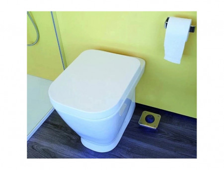 Панель Смыва «Oli» Напольная, Пневматическая, Чёрный Хром (605201)