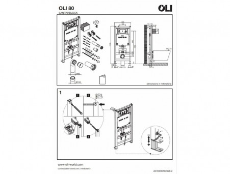 Инсталляция «Oli» Eco Sanitarblock Mechanic, Механическая (886914)