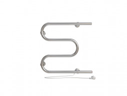 Полотенцесушитель Электрический «Санприз» М-образный, 50x50, Хром (11113)