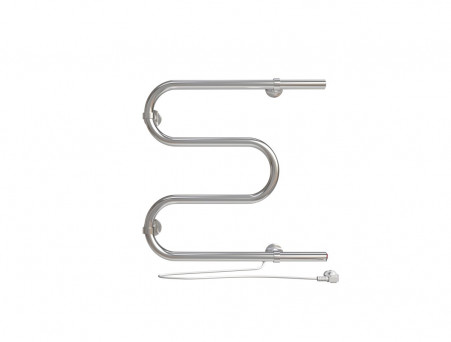 Полотенцесушитель Электрический «Санприз» М-образный, 50x50, Хром (11113)