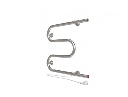 Полотенцесушитель Электрический «Санприз» М-образный, 50x50, Хром (11113)