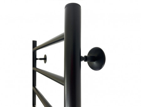 Полотенцесушитель Электрический «Санприз» Аврора Лесенка, П6, 60x40, Черный (11093)