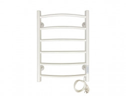 Полотенцесушитель Электрический «Санприз» Классик Лесенка, П6, 60x40, Белый Матовый (11187)
