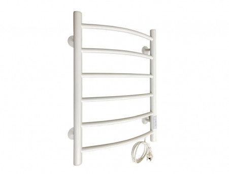 Полотенцесушитель Электрический «Санприз» Классик Лесенка, П6, 60x40, Белый Матовый (11187)
