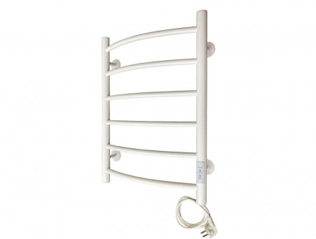 Полотенцесушитель Электрический «Санприз» Классик Лесенка, П6, 60x40, Белый Матовый (11187)