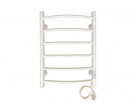 Полотенцесушитель Электрический «Санприз» Классик Лесенка, П6, 60x40, Белый Матовый (11187)