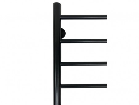 Полотенцесушитель Электрический «Санприз» Аврора Лесенка, П6, 60x40, Черный Матовый (11157)