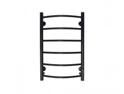 Полотенцесушитель Электрический «Санприз» Классик Лесенка, П6, 70x40, Черный Матовый (11197)