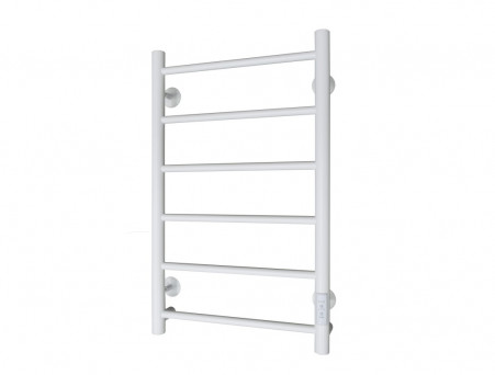 Полотенцесушитель Электрический «Санприз» Аврора Лесенка, П6, 70x40, Белый (11130)