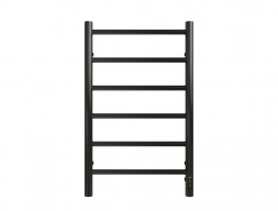 Полотенцесушитель Электрический «Grois» Laura R Лесенка, П6, 70x40, Черный Матовый (GR131 40x70 П6 9005 R Ф32)
