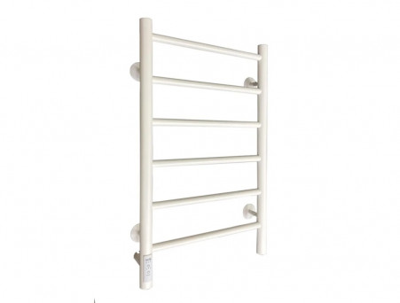 Полотенцесушитель Электрический «Grois» Laura L Лесенка, П6, 70x40, Белый (GR131 40x70 П6 9016 L Ф32)