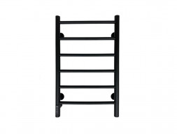 Полотенцесушитель Электрический «Grois» Laura L Лесенка, П6, 70x40, Черный Матовый (GR131 40x70 П6 9005 L Ф32)