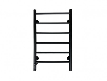 Полотенцесушитель Электрический «Grois» Laura L Лесенка, П6, 70x40, Черный Матовый (GR131 40x70 П6 9005 L Ф32)