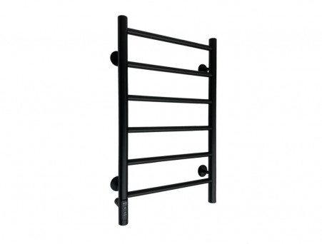 Полотенцесушитель Электрический «Grois» Laura L Лесенка, П6, 70x40, Черный Матовый (GR131 40x70 П6 9005 L Ф32)