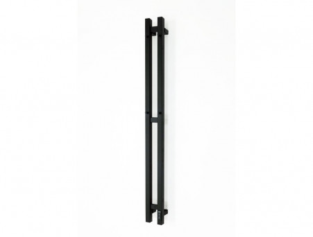 Полотенцесушитель Электрический «Grois» Orso R Лесенка, П3, 120x11, Черный Матовый (GR124 11х120 П3 9005)