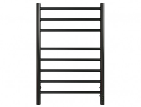 Полотенцесушитель Электрический «Grois» Laura R Лесенка, П8, 80x50, Черный Матовый (GR132 50x80 П8 9005 R Ф32)