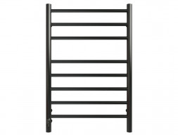 Полотенцесушитель Электрический «Grois» Laura L Лесенка, П8, 80x50, Черный Матовый (GR132 50x80 П8 9005 L Ф32)