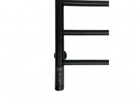 Полотенцесушитель Электрический «Grois» Laura L Лесенка, П8, 80x50, Черный Матовый (GR132 50x80 П8 9005 L Ф32)