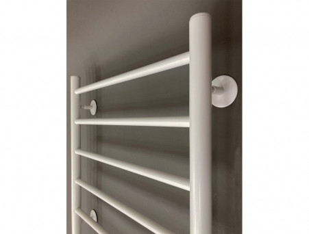 Полотенцесушитель Электрический «Санприз» Аврора Лесенка, П6, 60x50, Белый (11095)