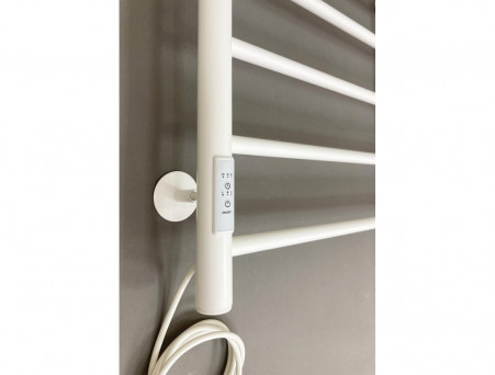 Полотенцесушитель Электрический «Санприз» Аврора Лесенка, П6, 60x50, Белый (11095)