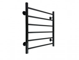 Полотенцесушитель Электрический «Санприз» Аврора Лесенка, П6, 60x50, Черный (11097)
