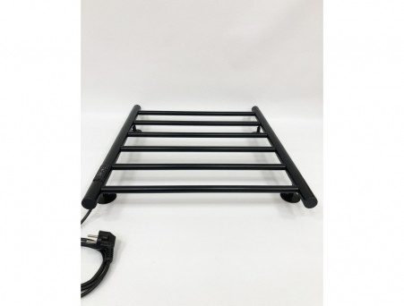 Полотенцесушитель Электрический «Санприз» Аврора Лесенка, П6, 60x50, Черный (11097)