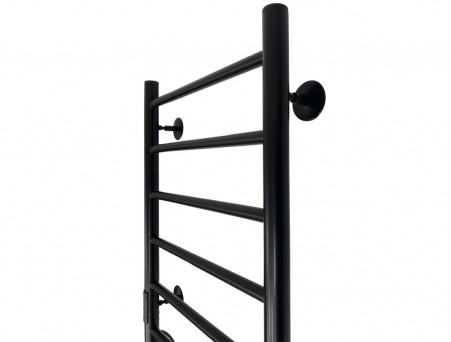 Полотенцесушитель Электрический «Санприз» Аврора Лесенка, П6, 60x50, Черный (11097)