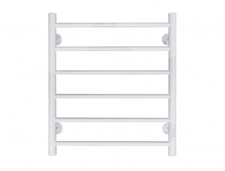 Полотенцесушитель Электрический «Санприз» Аврора Лесенка, П6, 60x50, Белый Матовый (11183)