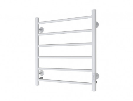 Полотенцесушитель Электрический «Санприз» Аврора Лесенка, П6, 60x50, Белый Матовый (11183)