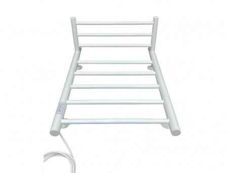 Полотенцесушитель Электрический «Санприз» Аврора Лесенка, П6, с Полкой, 60x40, Белый (11099)