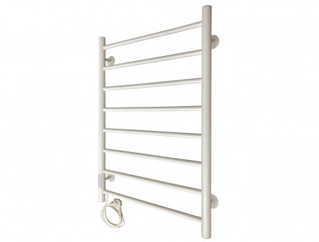 Полотенцесушитель Электрический «Санприз» Аврора Лесенка, П8, 80x50, Белый (11103)