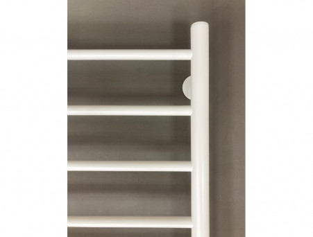 Полотенцесушитель Электрический «Санприз» Аврора Лесенка, П8, 80x50, Белый (11103)