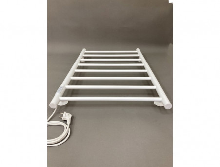 Полотенцесушитель Электрический «Санприз» Аврора Лесенка, П8, 80x50, Белый (11103)